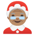 🤶🏽 Mrs. Claus: medium skin tone display on Google